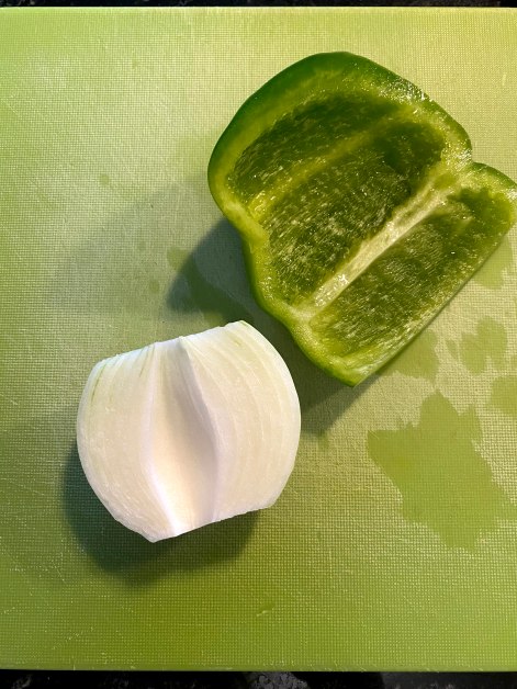 Green Pepper and Onion